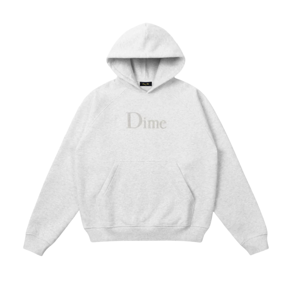 Dime Classic Logo Hoodie - Ash