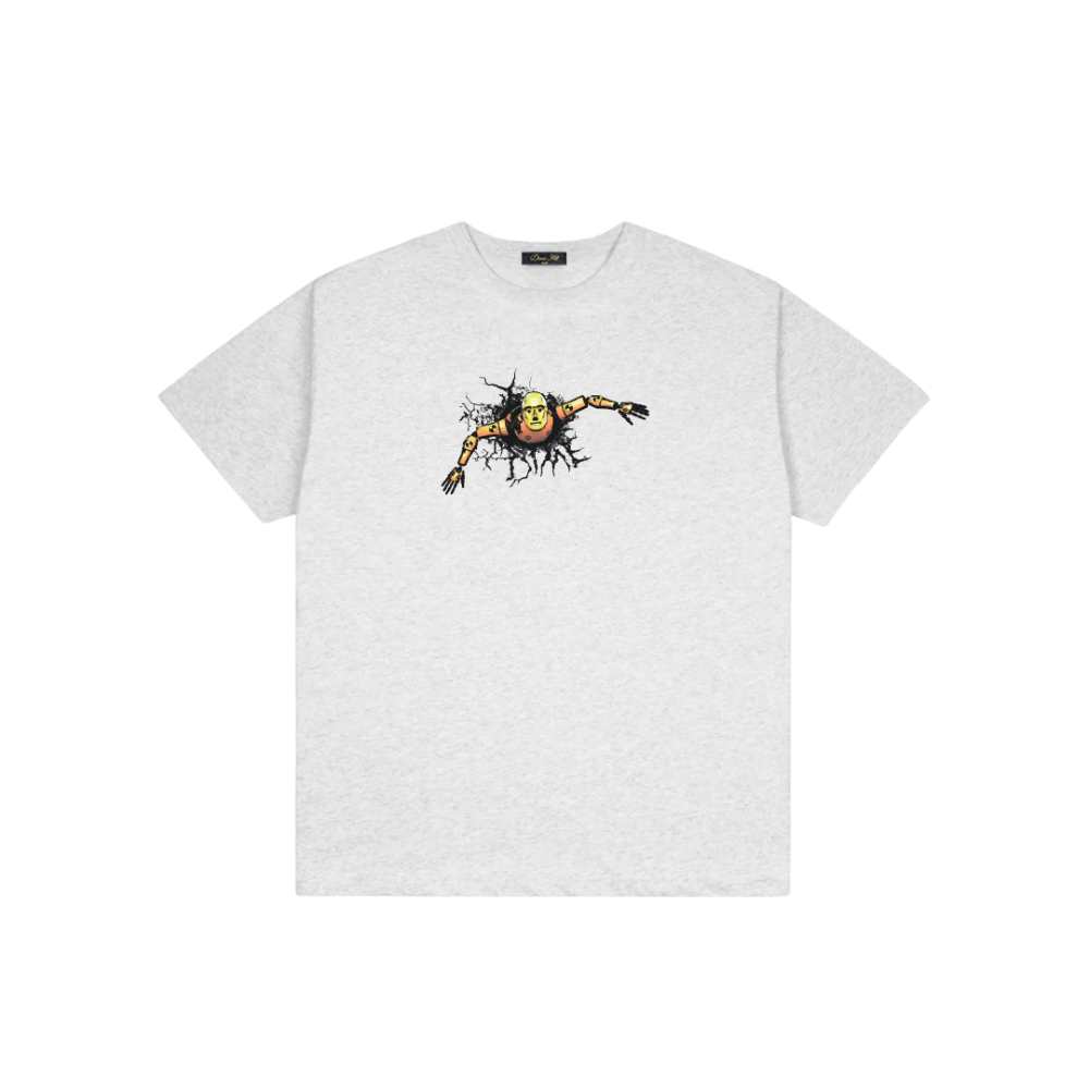 Dime Crashed Logo T-shirt - Ash