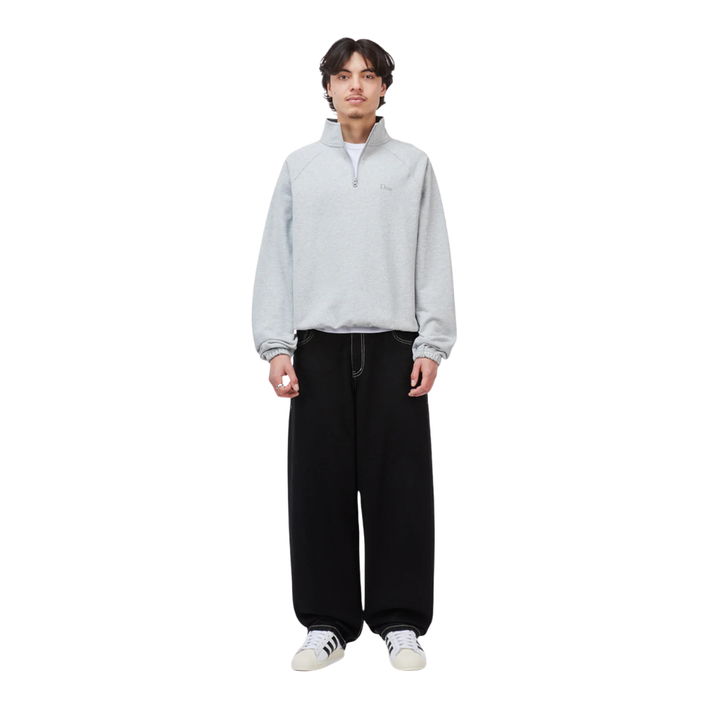 Dime Classic Terry Quarter Zip - Heather Grey