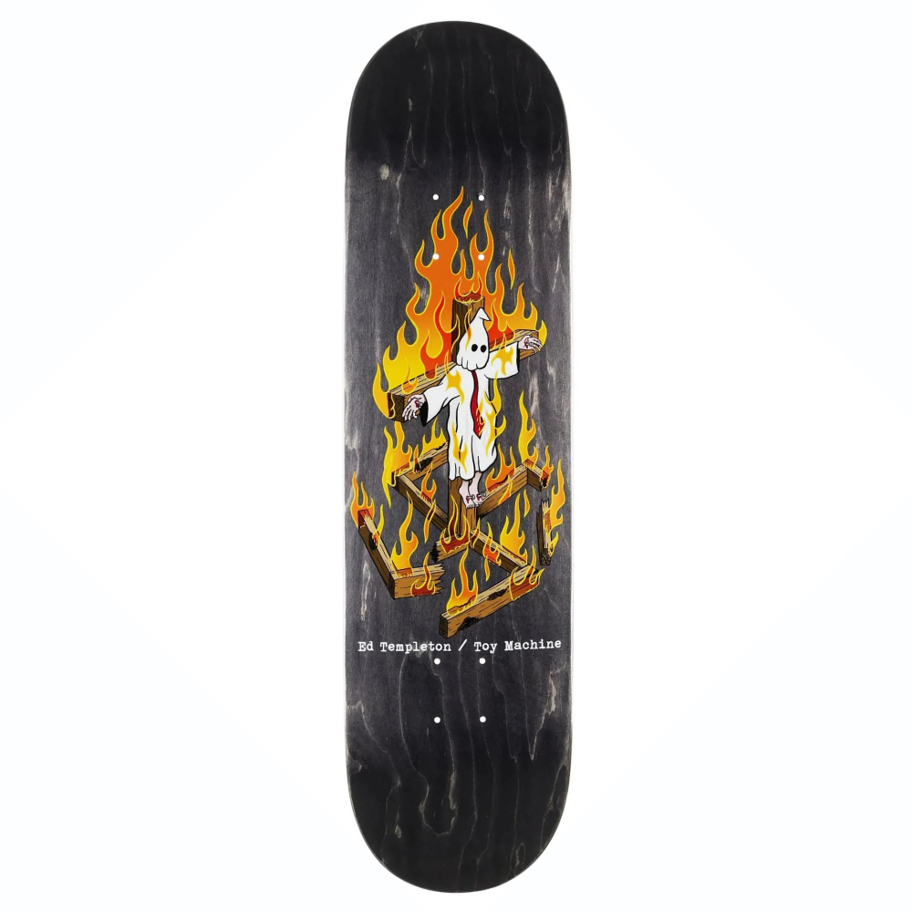 Toy Machine Templeton Charred Cross Deck - 8.25"