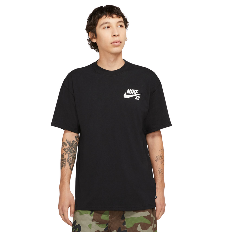 Nike SB Logo Skate T-shirt - Black/White