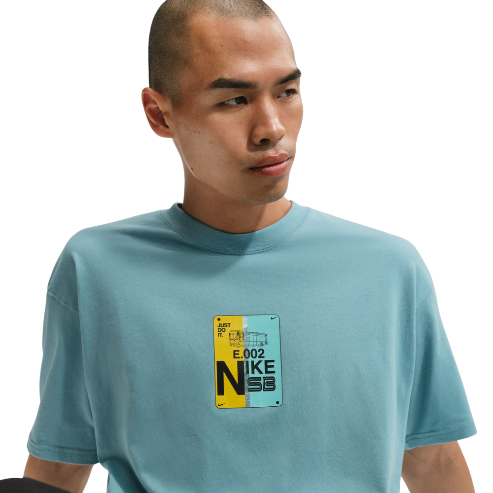 Nike SB T-Shirt Muni Pass - Denim/Turqoise