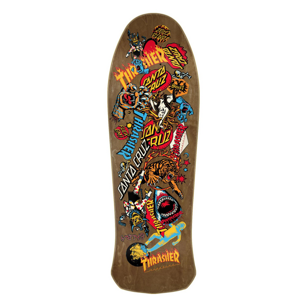 Santa Cruz x Thrasher Salba Oops Deck - 10.4 x 32