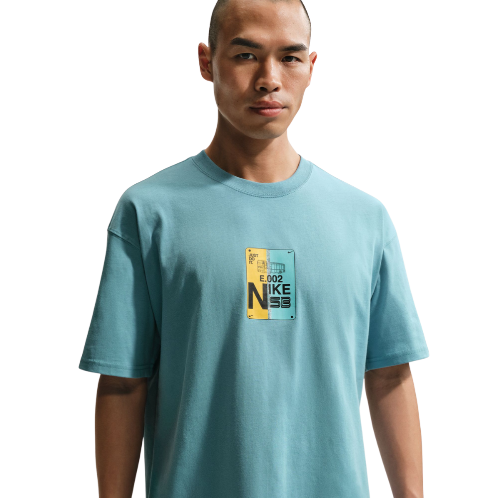 Nike SB T-Shirt Muni Pass - Denim/Turqoise