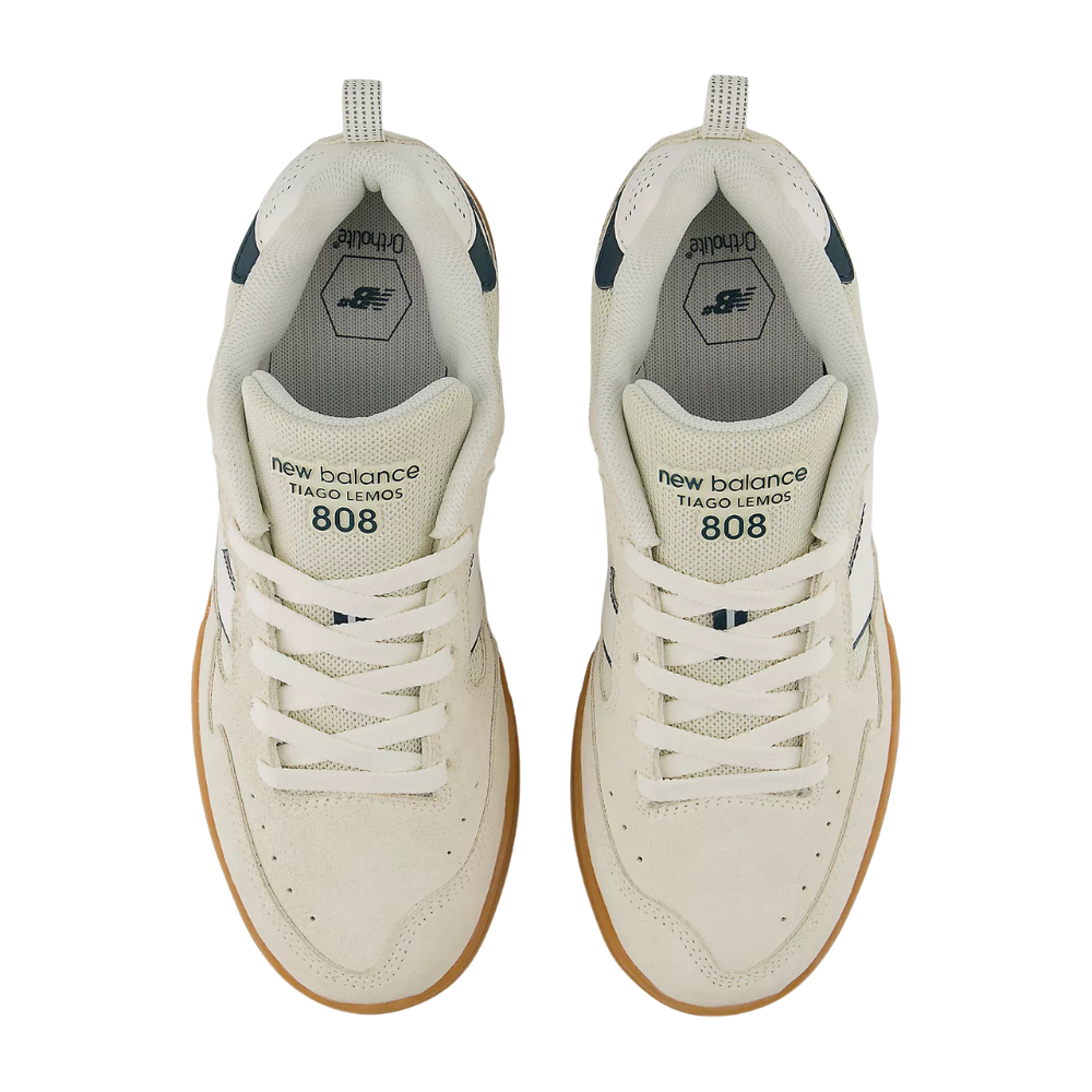 New Balance Numeric Tiago Lemos 808L - Sea Salt with Medusa Green