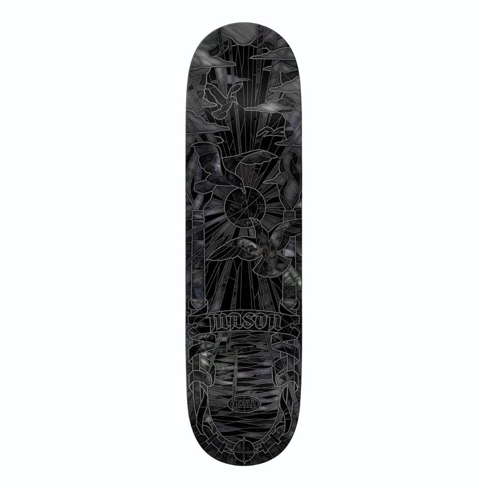 Real Mason Black Sunday Cathedral Deck - 8.25"