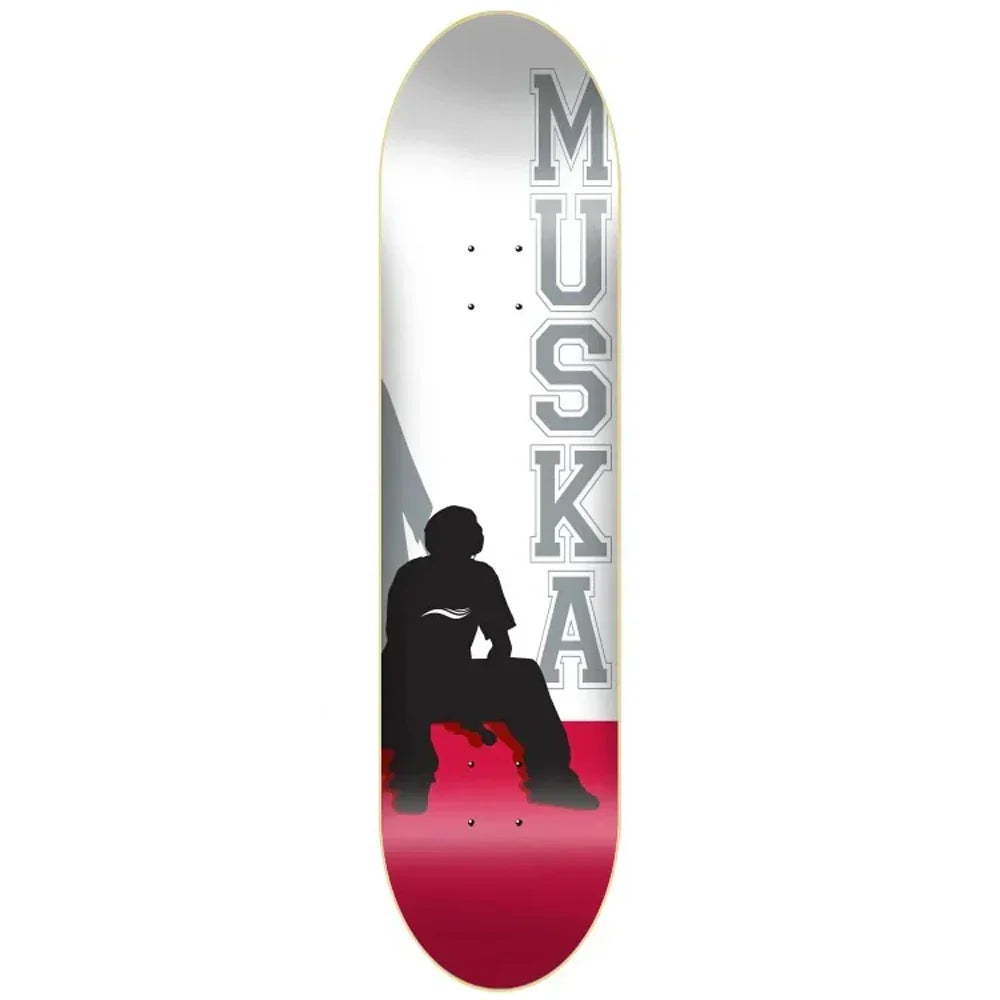 Shorty's Chad Muska Silhouette Reissue Skateboard Deck - Red (8.0")