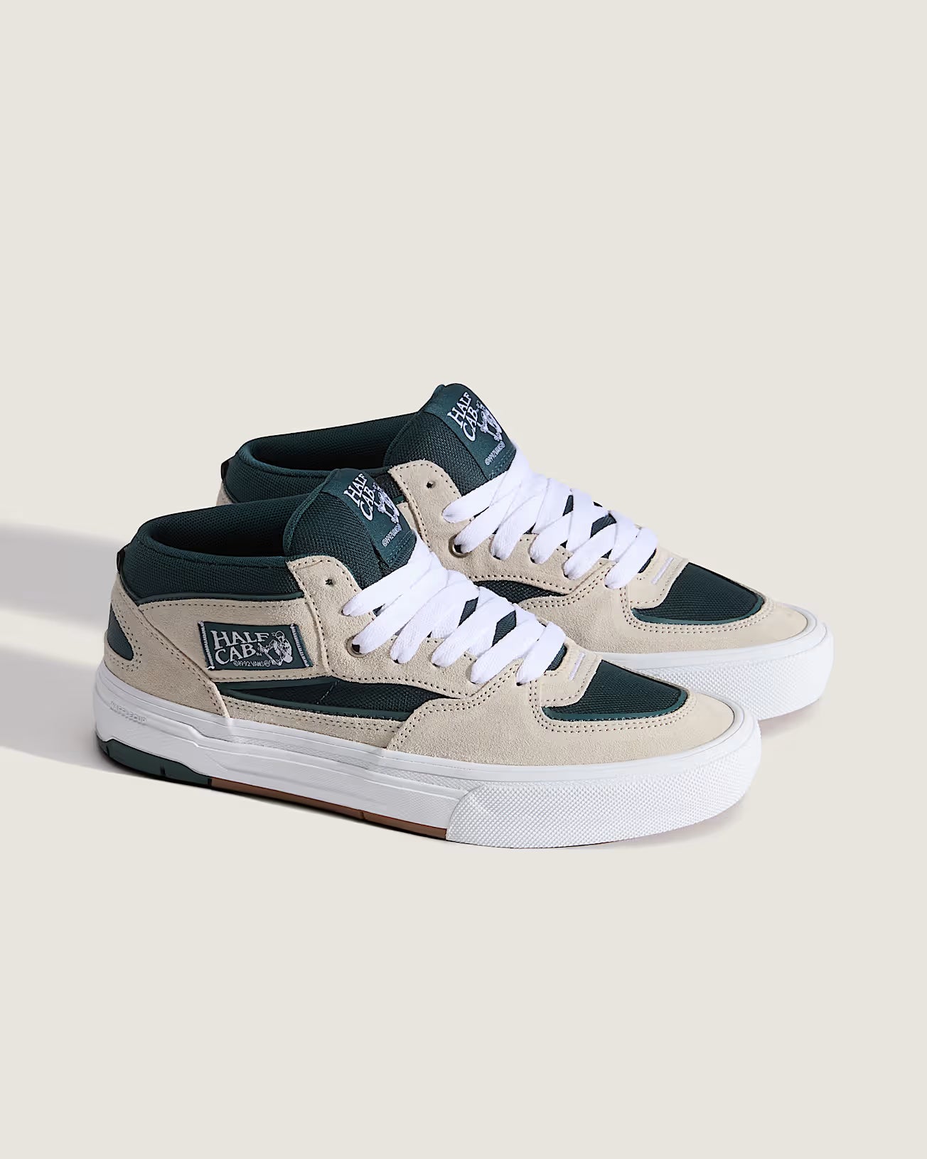 VANS SKATE HALF CAB® WAFFLECUP™ - OATMEAL/DEEP TEAL