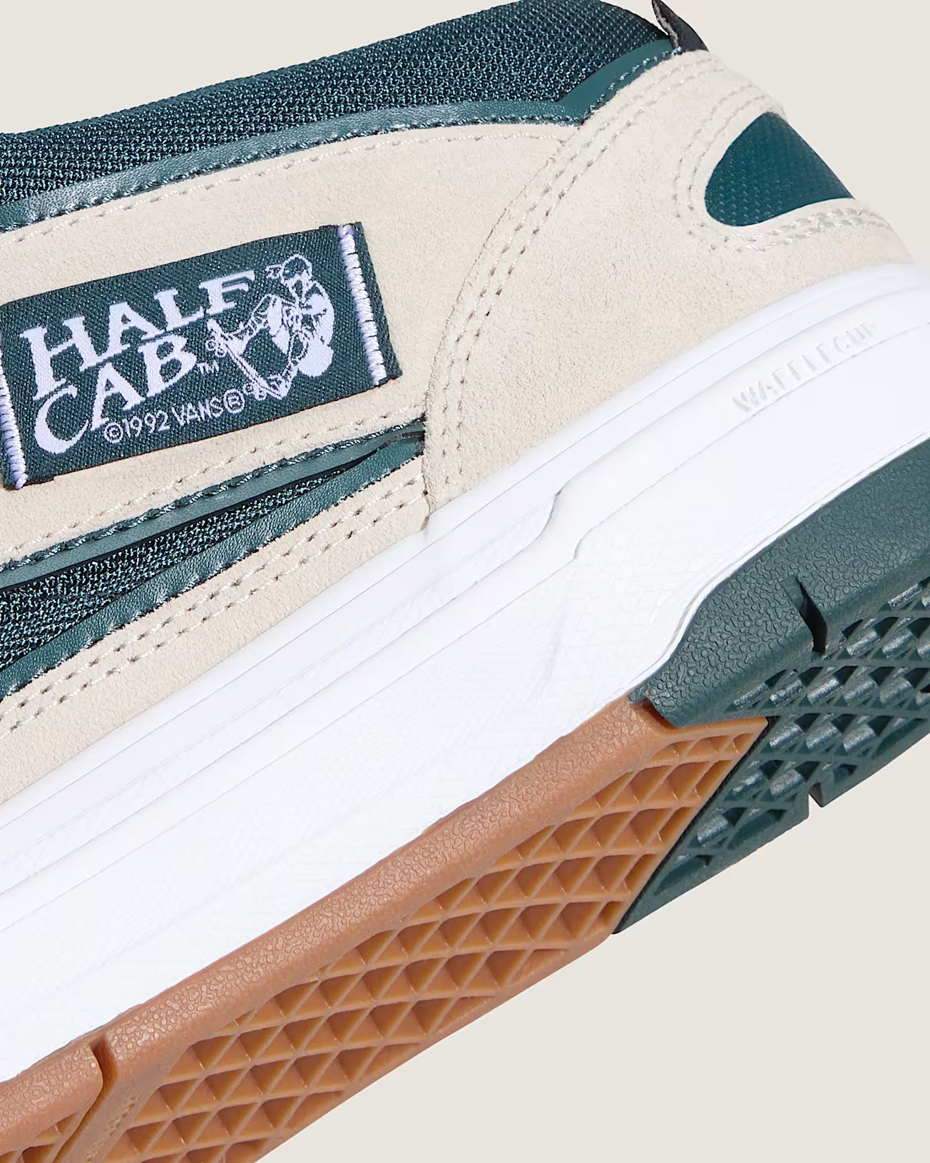 VANS SKATE HALF CAB® WAFFLECUP™ - OATMEAL/DEEP TEAL