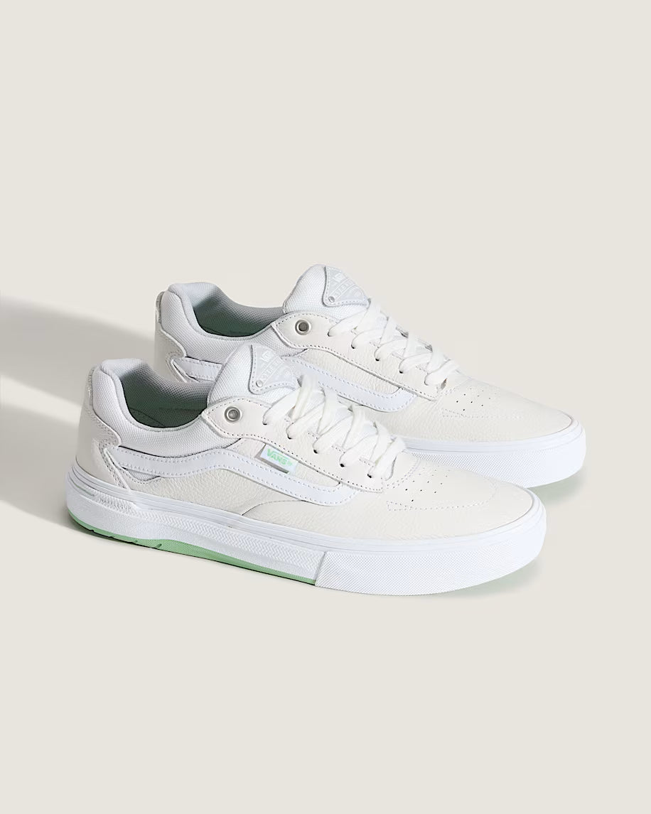 Vans Skate Kyle Walker Wafflecup Shoe - White/Mint Green