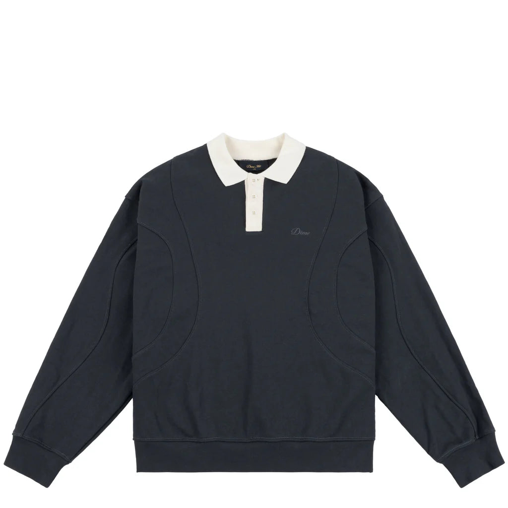 Dime French Terry Rugby - Navy