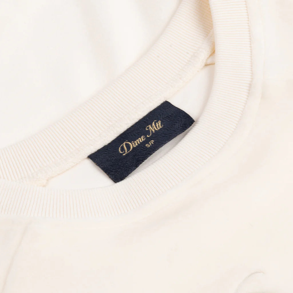 Dime Cursive Velvet - Ivory
