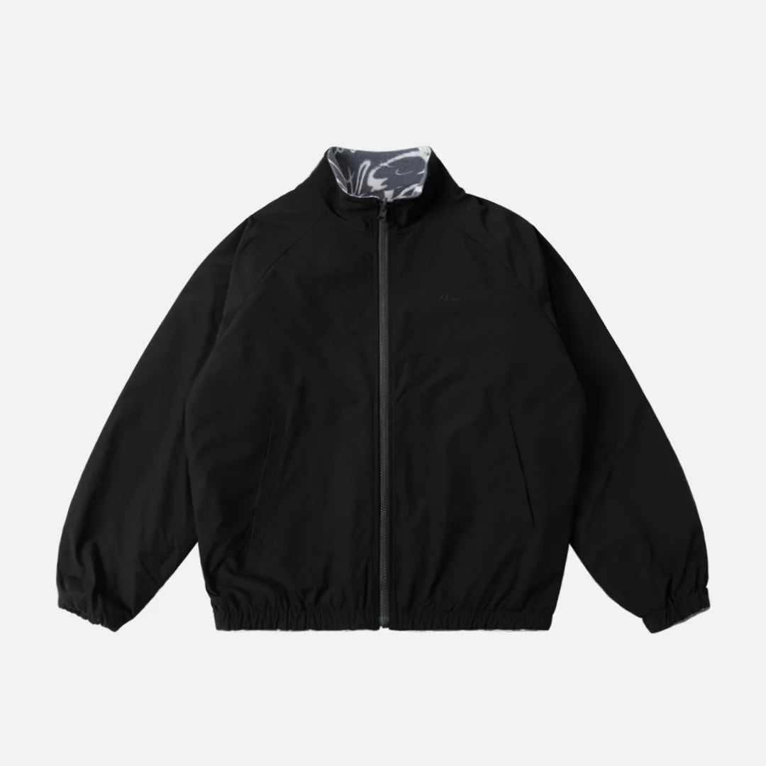 Dime Reversible Chilling Fleece - Grey/Black