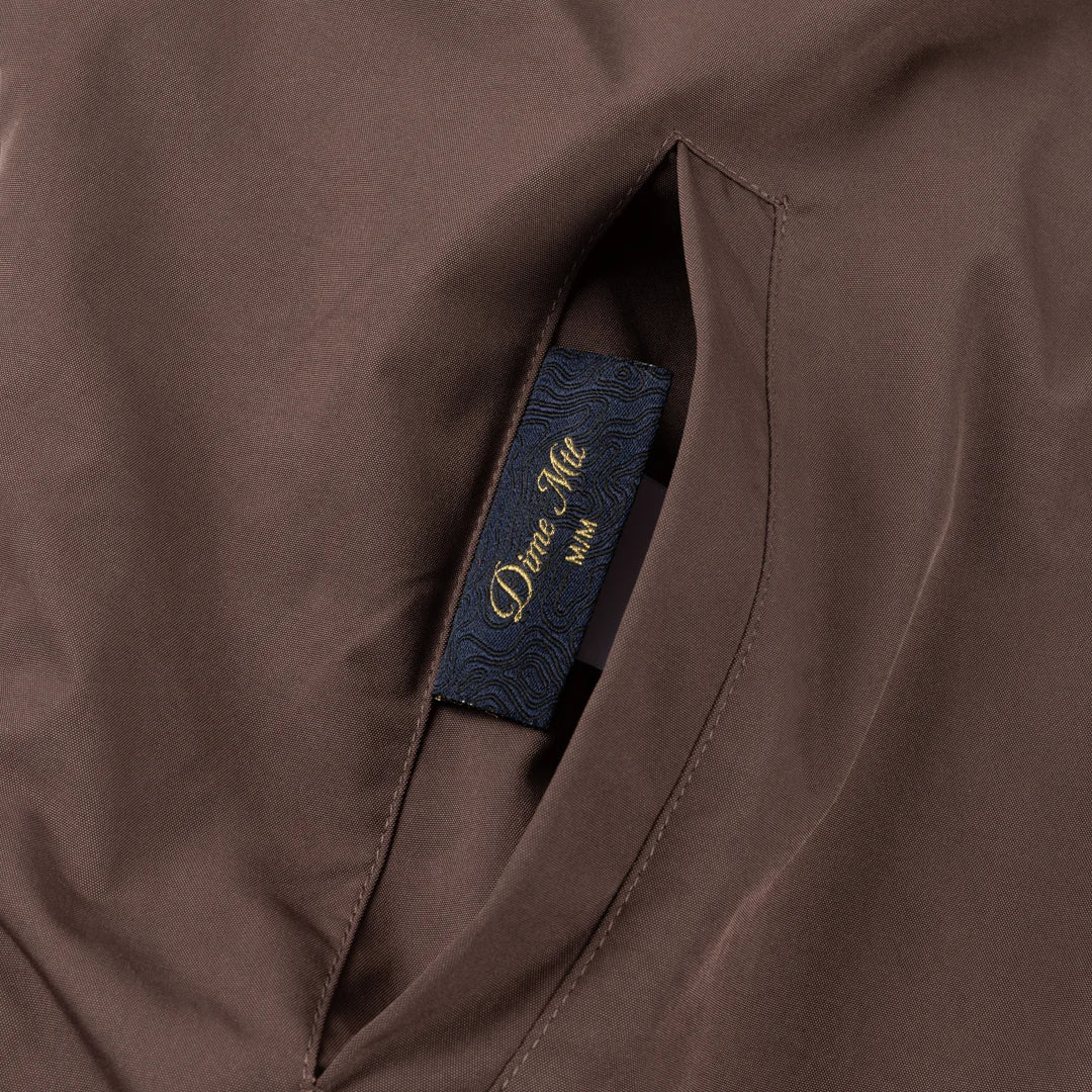 Dime Reversible Chilling Fleece - Smoke/Brown