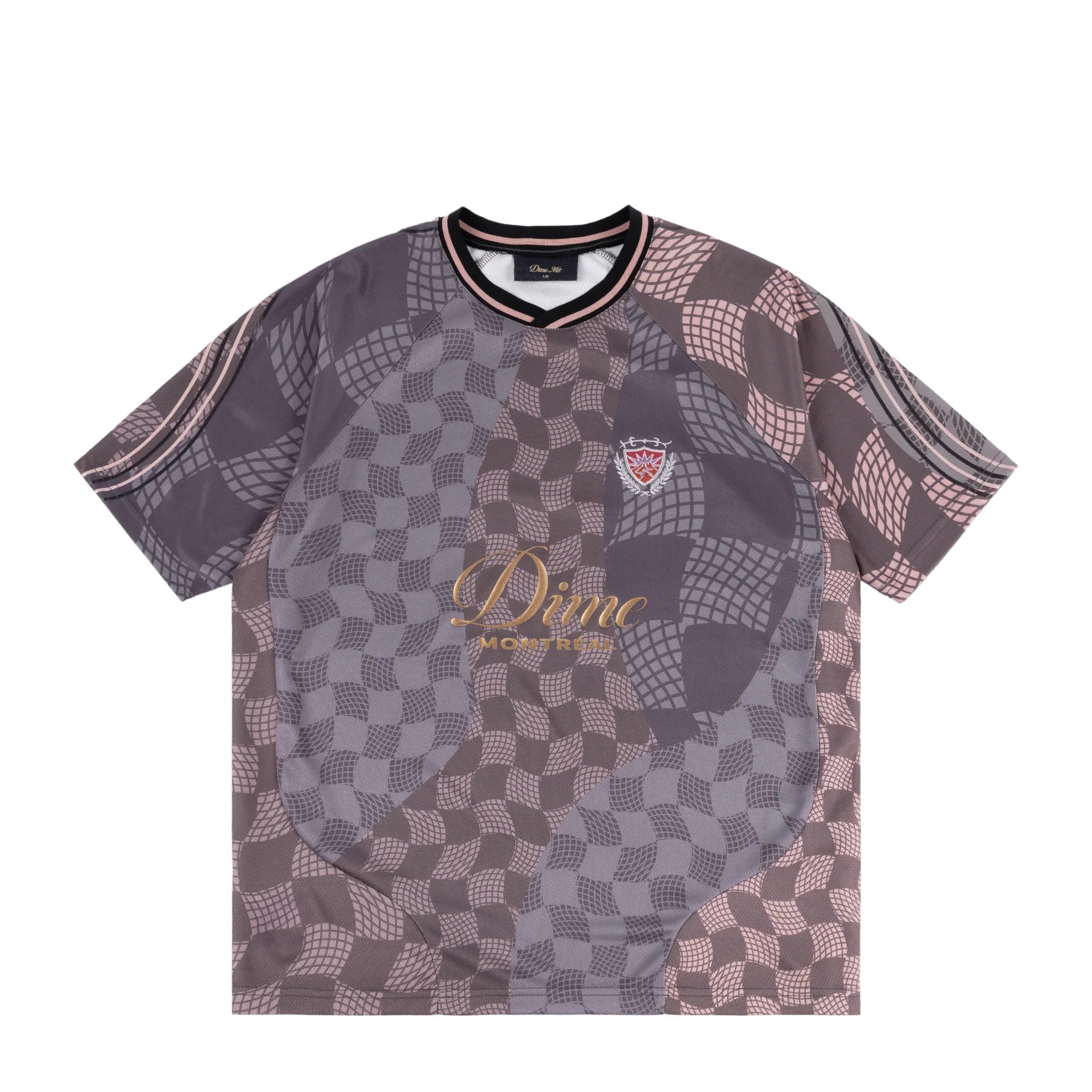 Dime Checkered Home Jersey - Grey