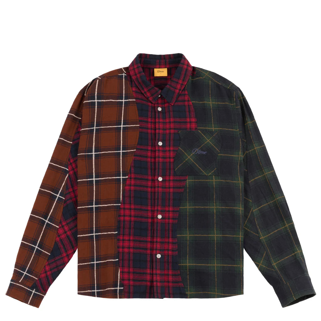 Dime Triple Plaid Shirt - Multi