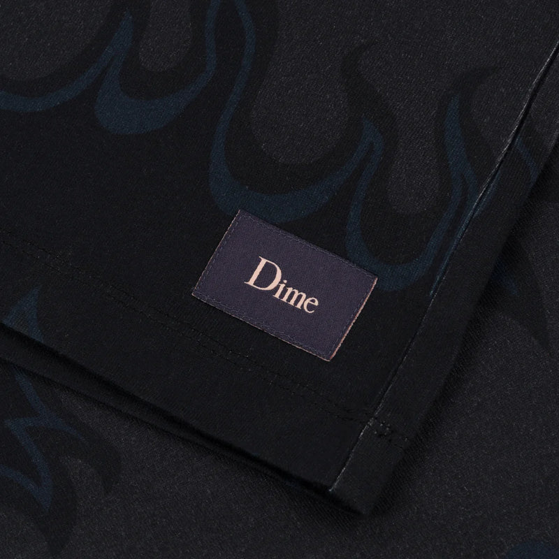 Dime Space Flame LS Shirt - Black