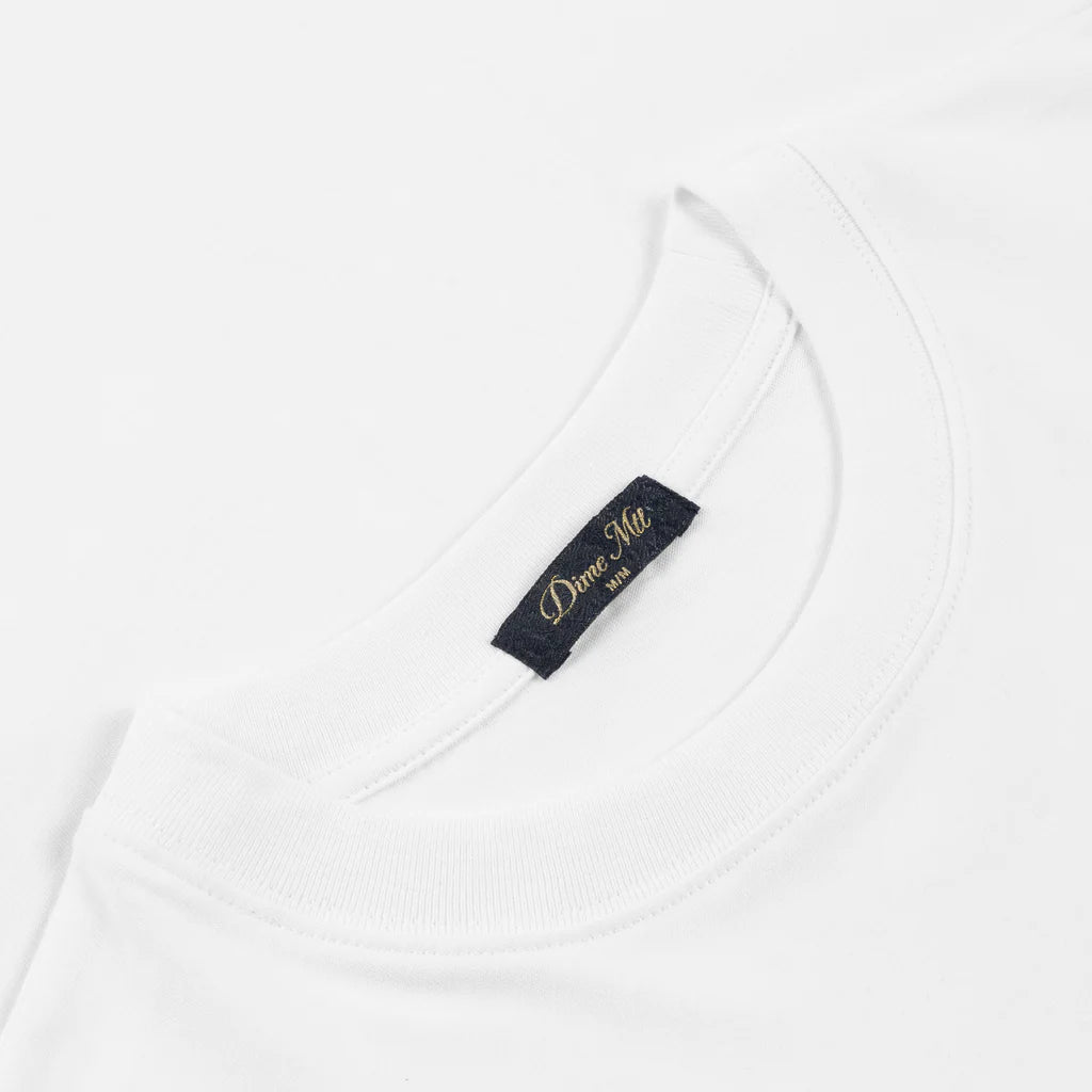 Dime Fuzzy T-Shirt - White