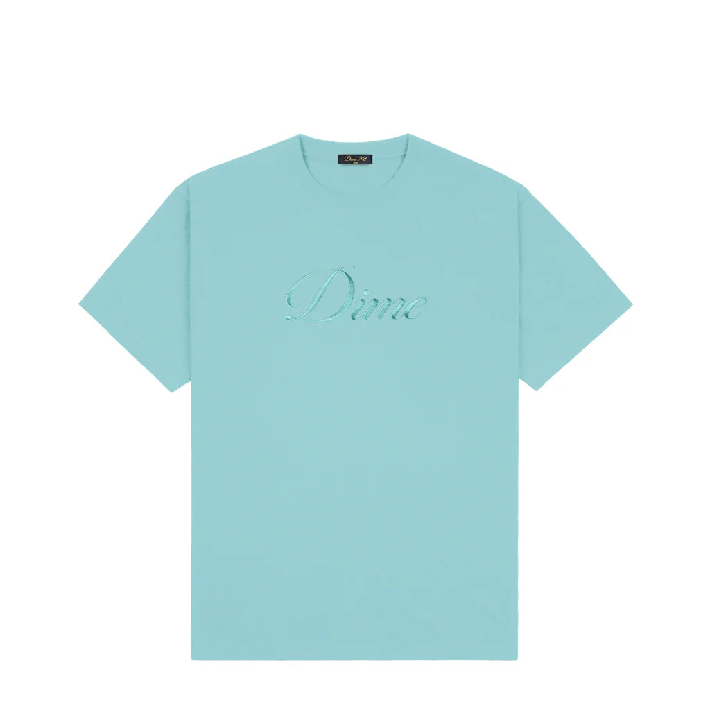 Dime Cursive T-Shirt - Vintage Teal