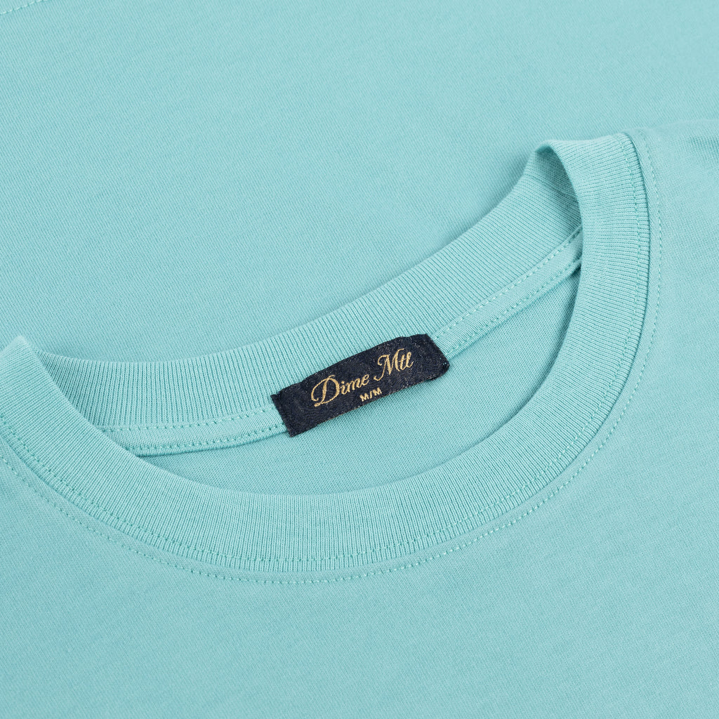 Dime Cursive T-Shirt - Vintage Teal