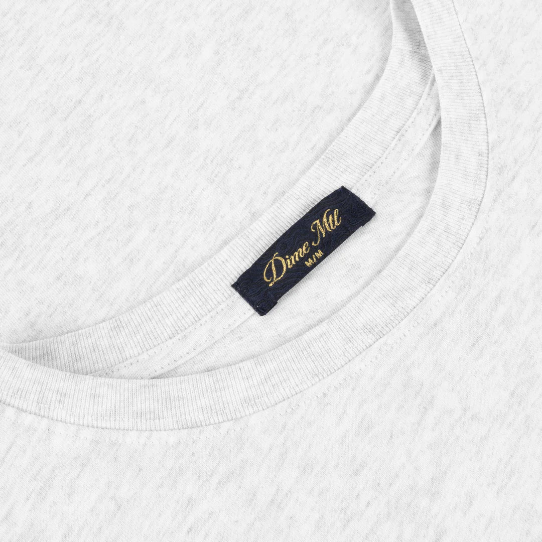 Dime Cursive T-Shirt - Ash