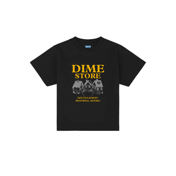 Dime Kids Skateshop T-Shirt - Black
