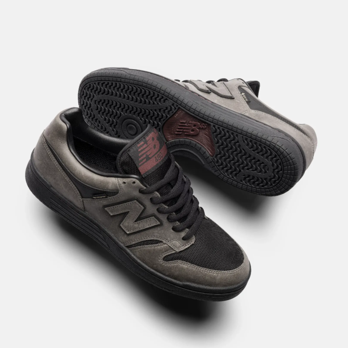 New Balance Numeric 480 GORE-TEX - Black with Charcoal Gray