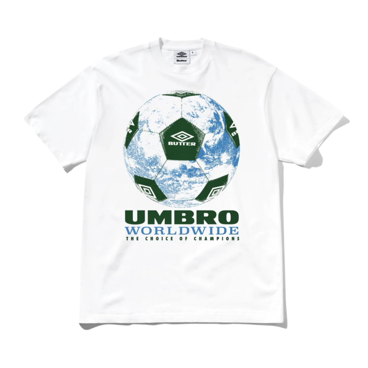Butter Goods x Umbro World Game Tee - White