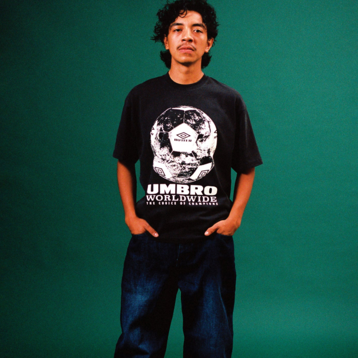 Butter Goods x Umbro World Game Tee - White