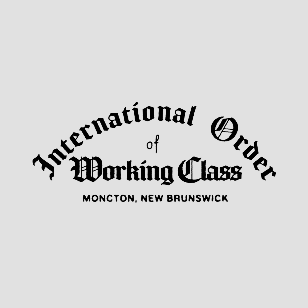 Working Class International Order Crew - White Heather/Black