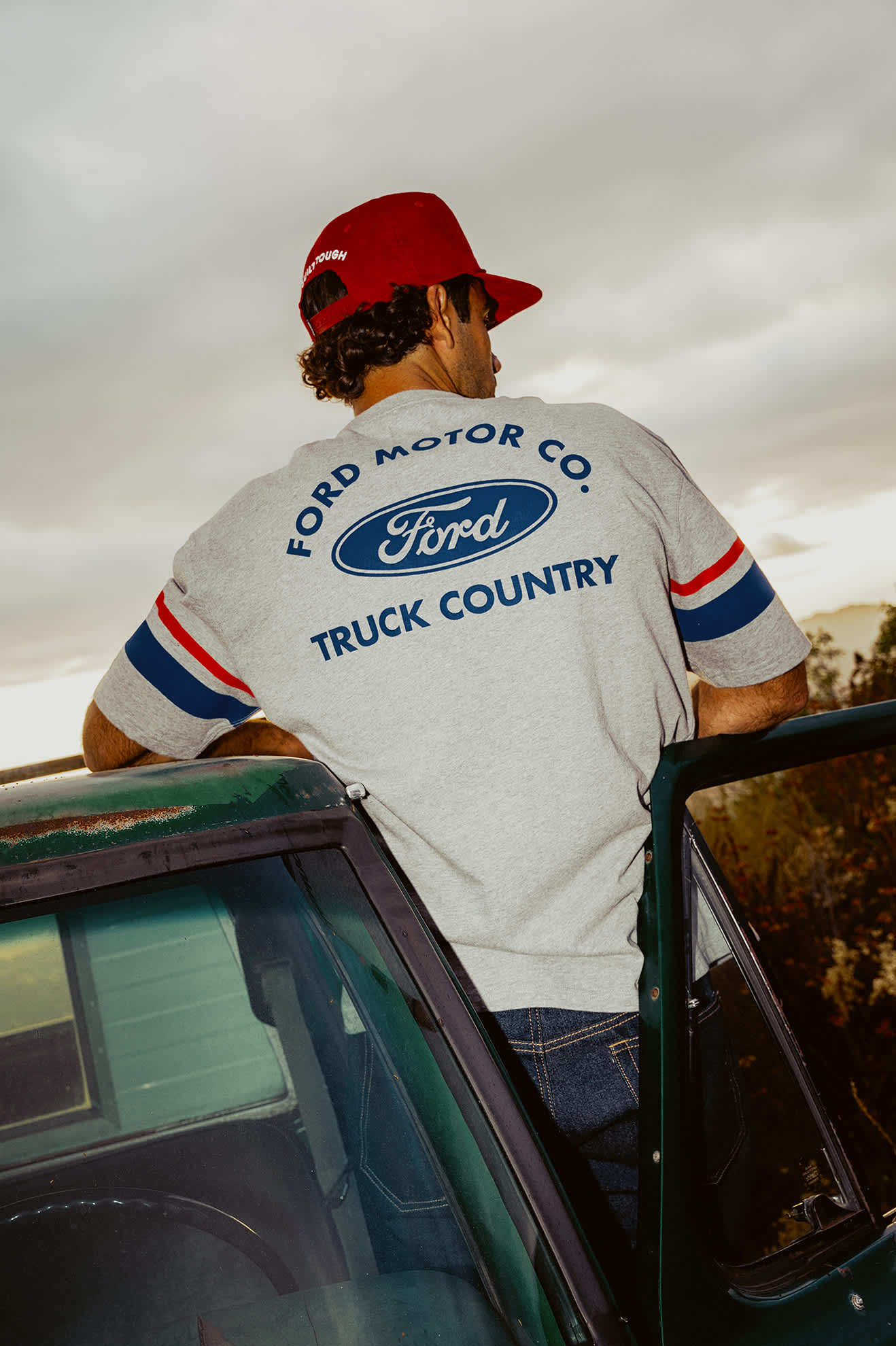 Brixton Ford Truck Country Jersey - Heather Grey