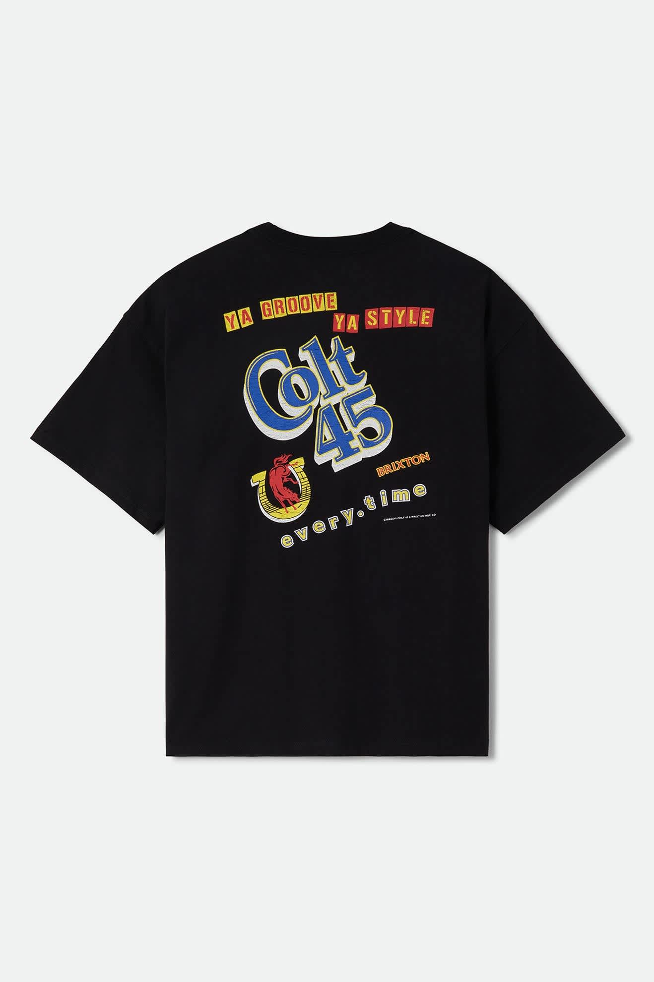 Brixton Colt 45 Everytime S/S Oversized Tee - Black