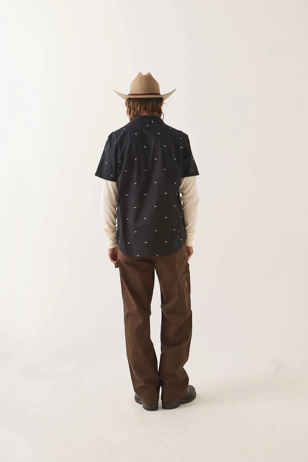 Brixton x Ford Mustang S/S - Mustang/Burnt Rubber