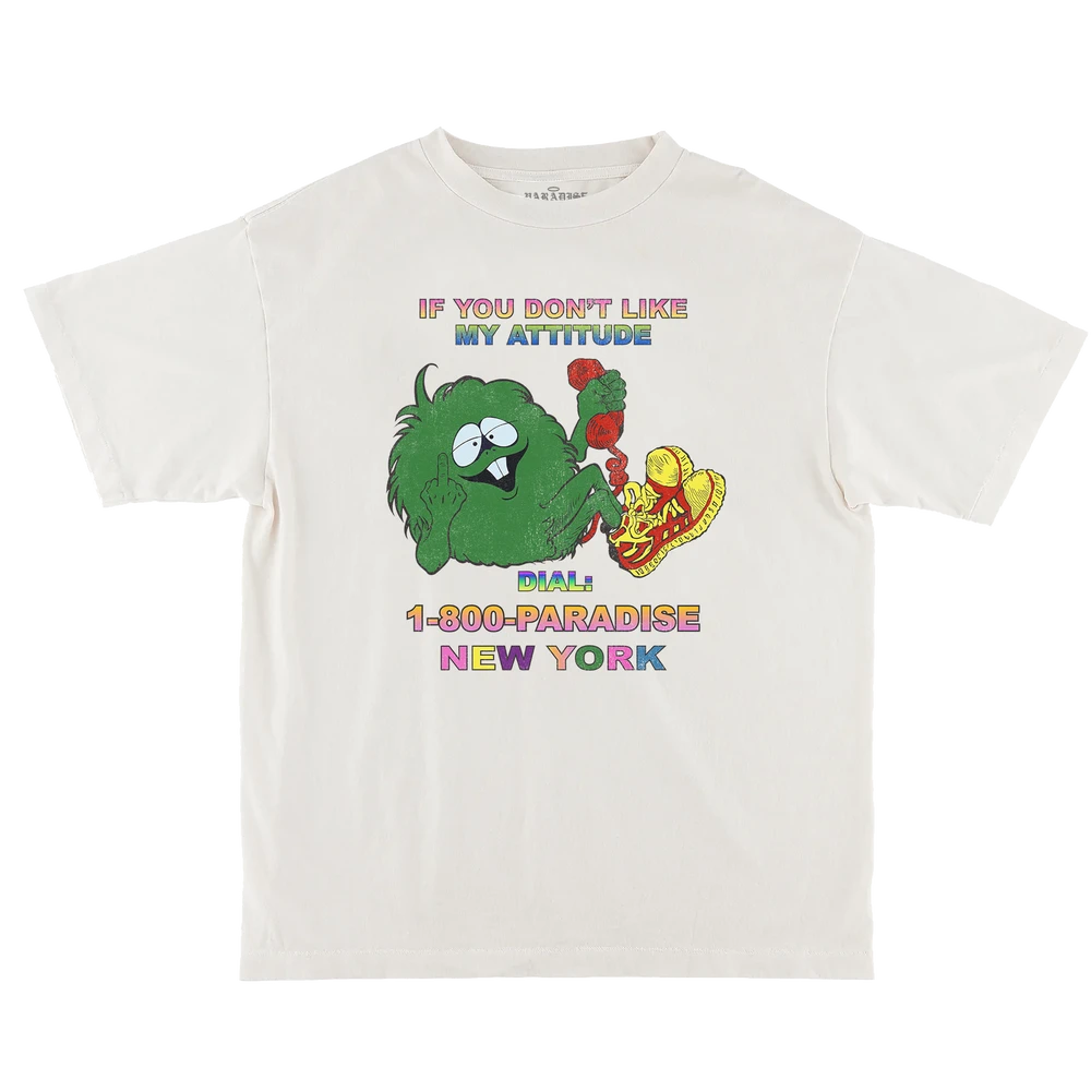 Paradise Attitude Tee - Off White