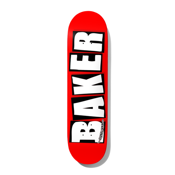 Baker Brand Logo White Deck - 8.0" / 8.25" / 8.5"