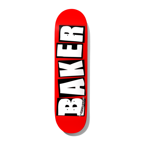 Baker Brand Logo White Deck - 8.25