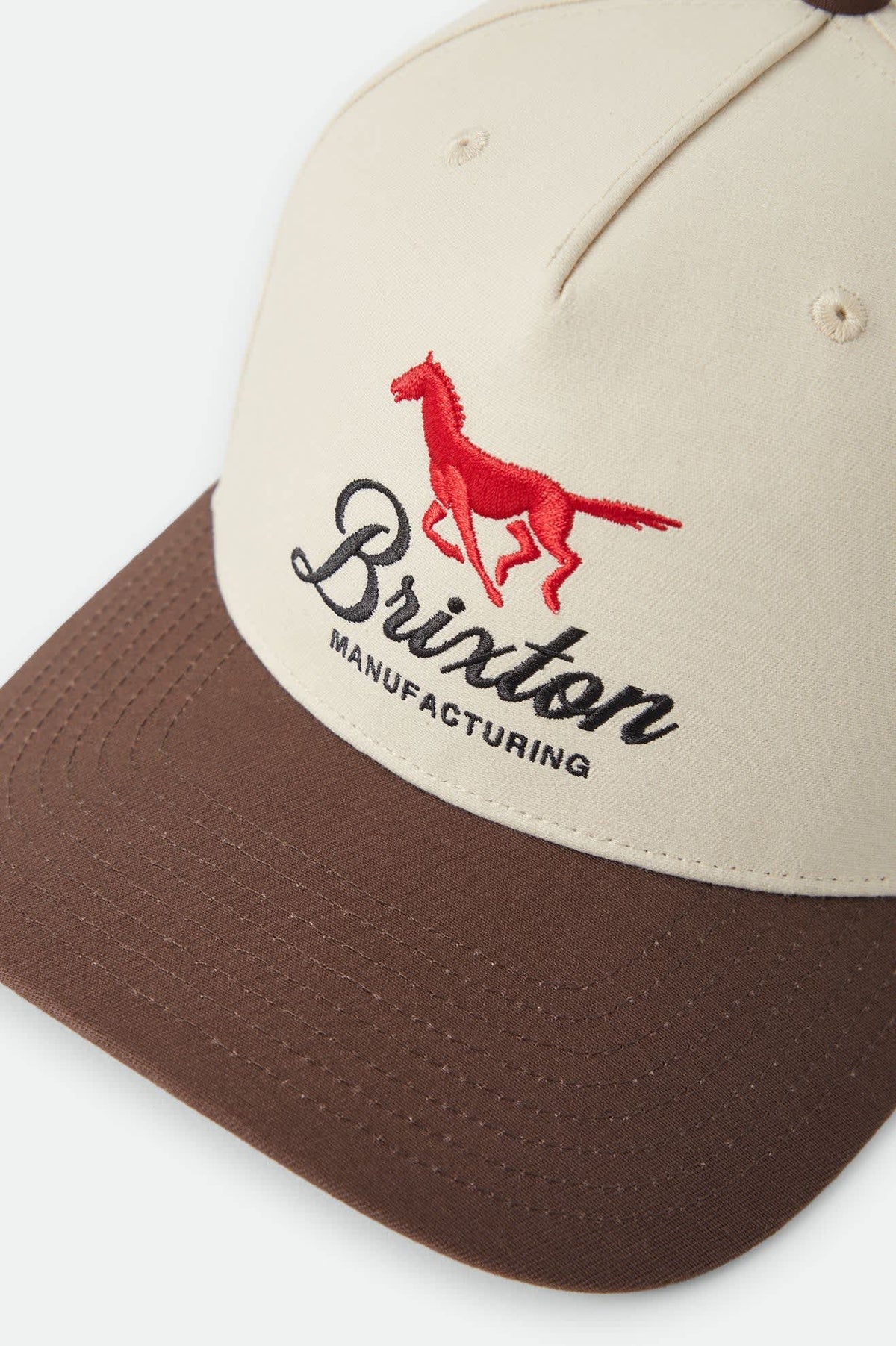 Brixton Leisure Snapback - Khaki/Coco