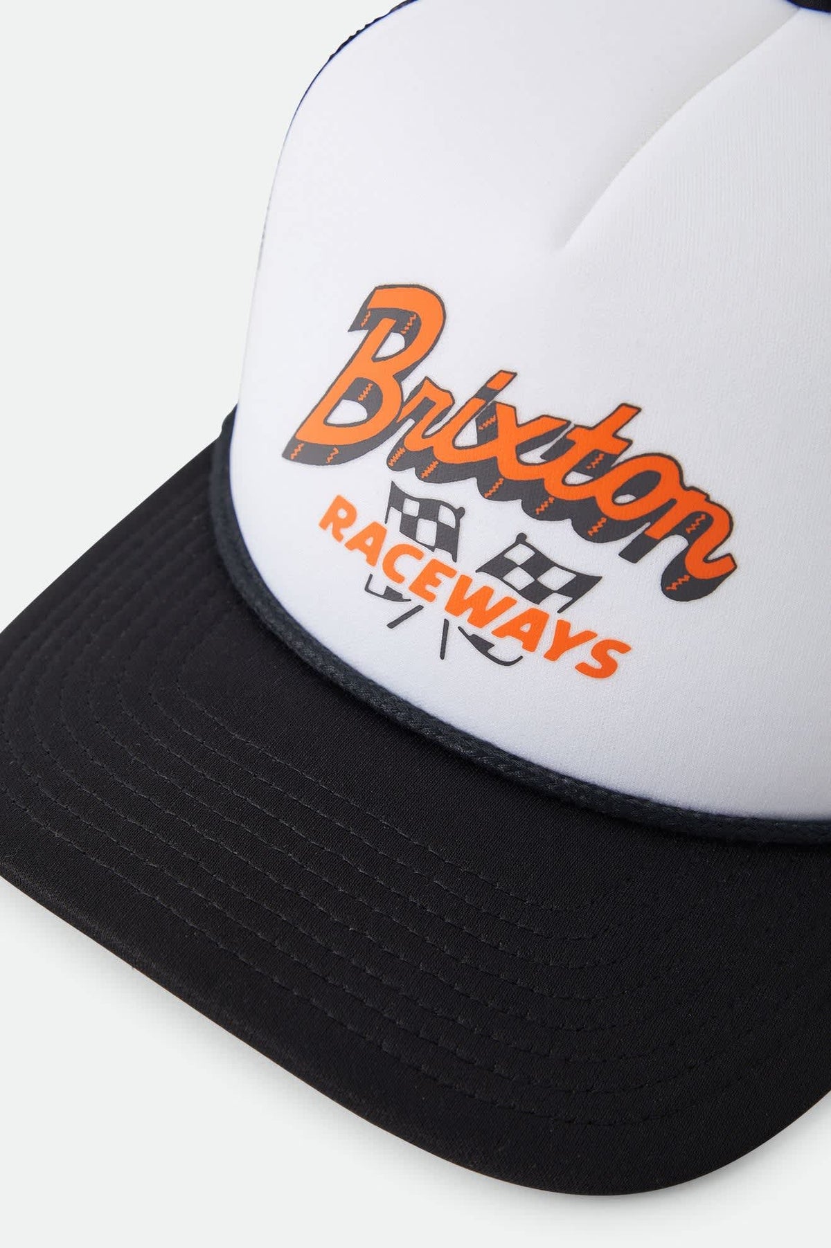 Brixton Clemont Trucker Hat - Black/White