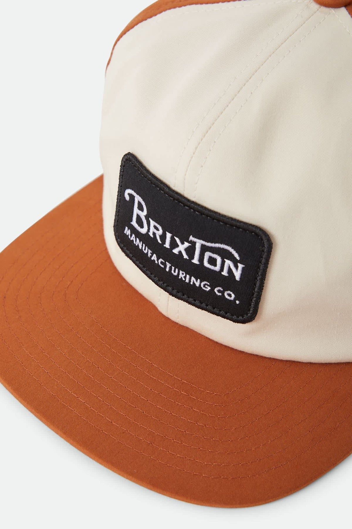 Brixton Grade Snapback - Whitecap/Caramel