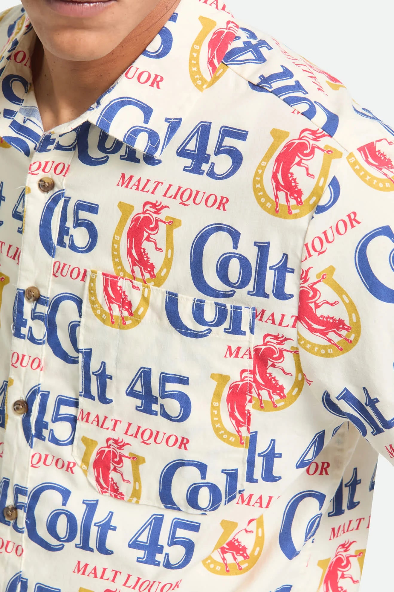 Brixton Colt 45 x Brixton S/S Woven Shirt - Multi