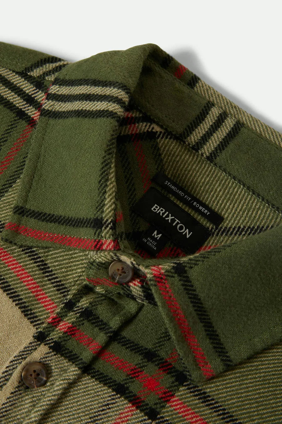 Bowery Flannel - Wild Green/Elm/Adrenaline Rush