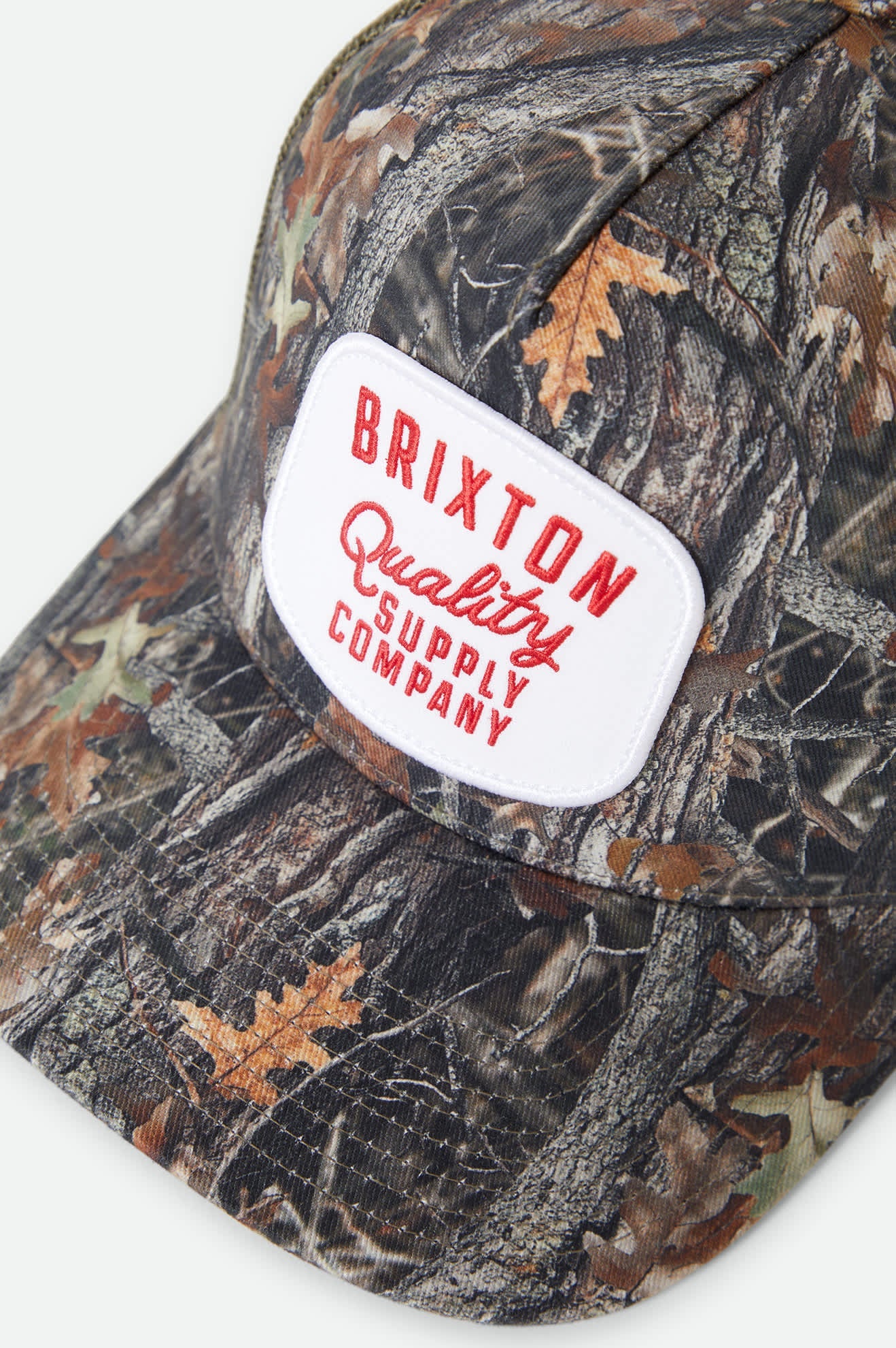 Brixton Hubal C MP Trucker Hat - Tree Camo/Olive