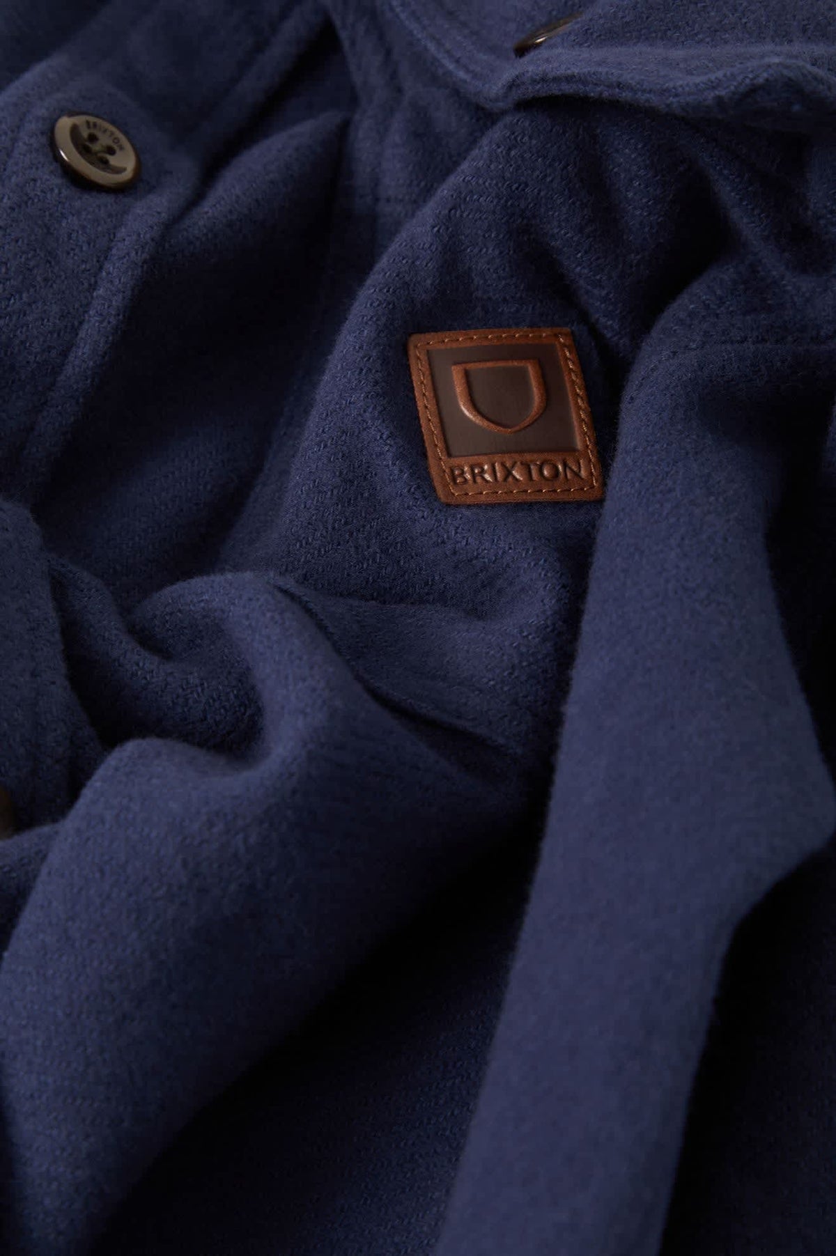 Brixton Bowery Heavy Weight Flannel - Washed Navy