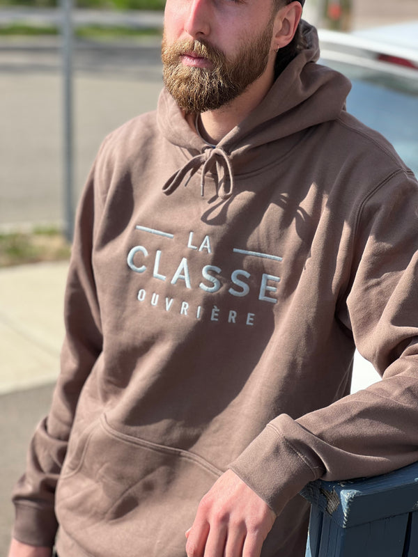 WC CLASS ACT 3 HOODIE - WALNUT/SILVER