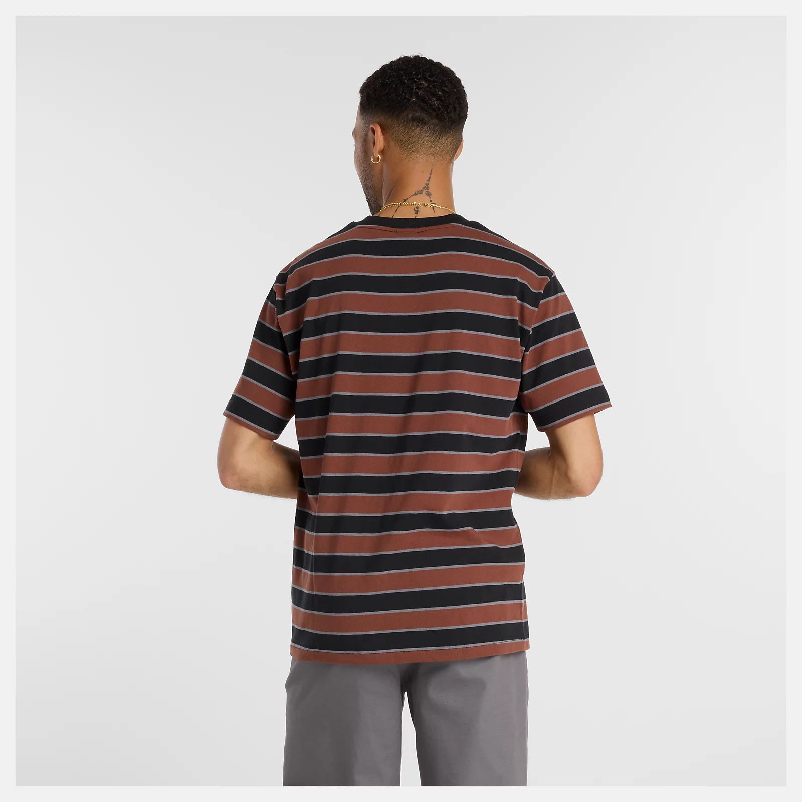 New Balance Numeric Thin Stripe T-Shirt - Black