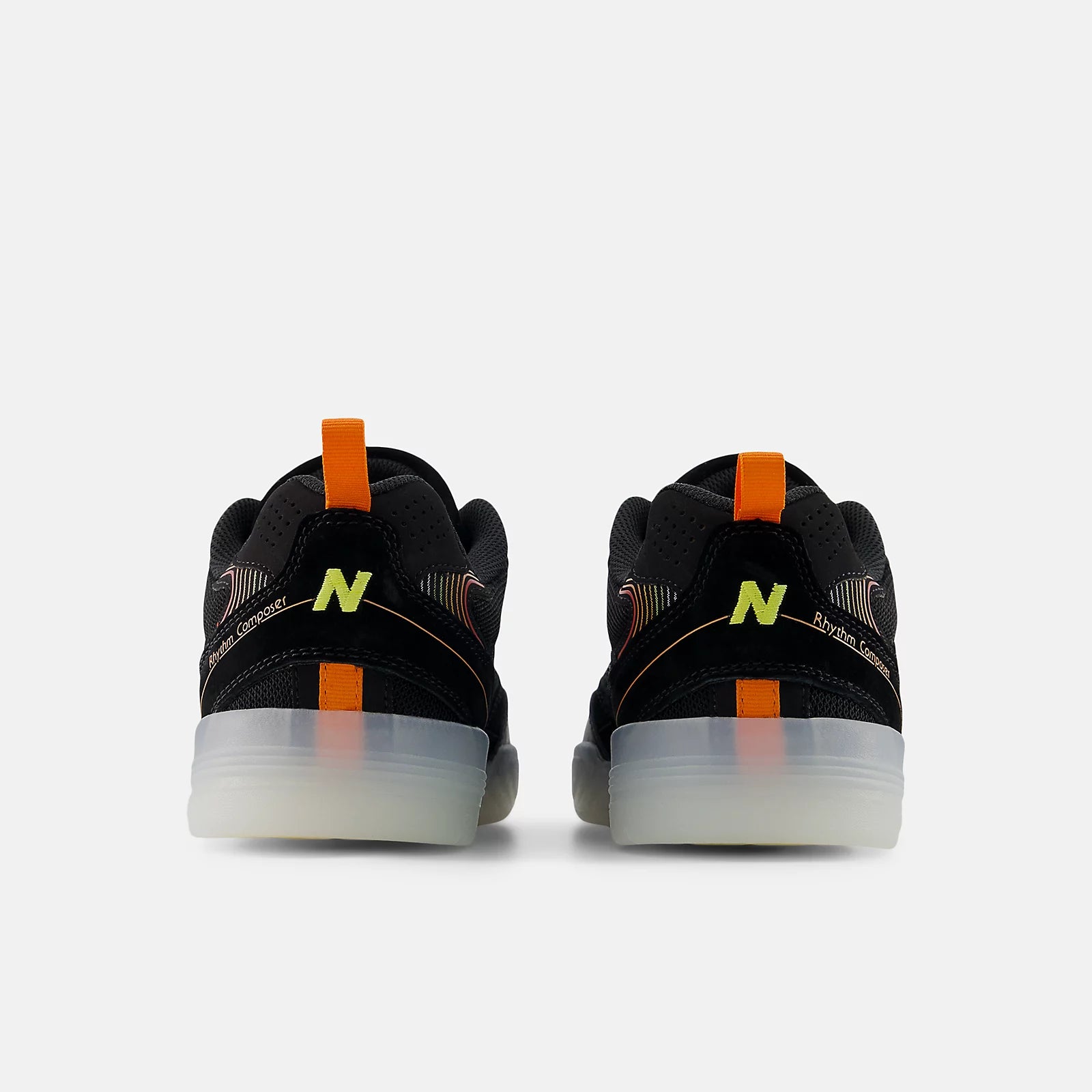 New Balance Numeric Tiago Lemos 808 Lite - Black With Orange