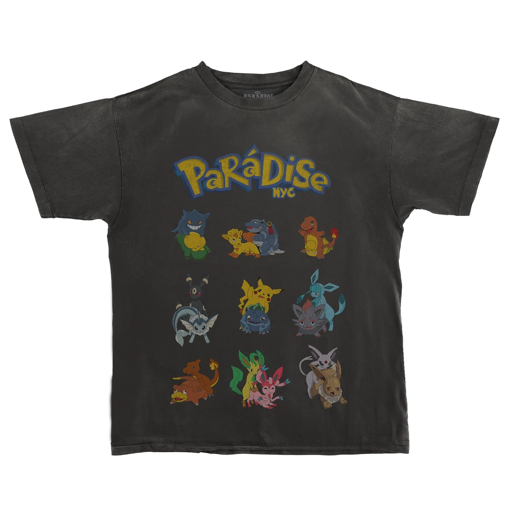 Paradise Poke-Dice Tee - Vintage Black