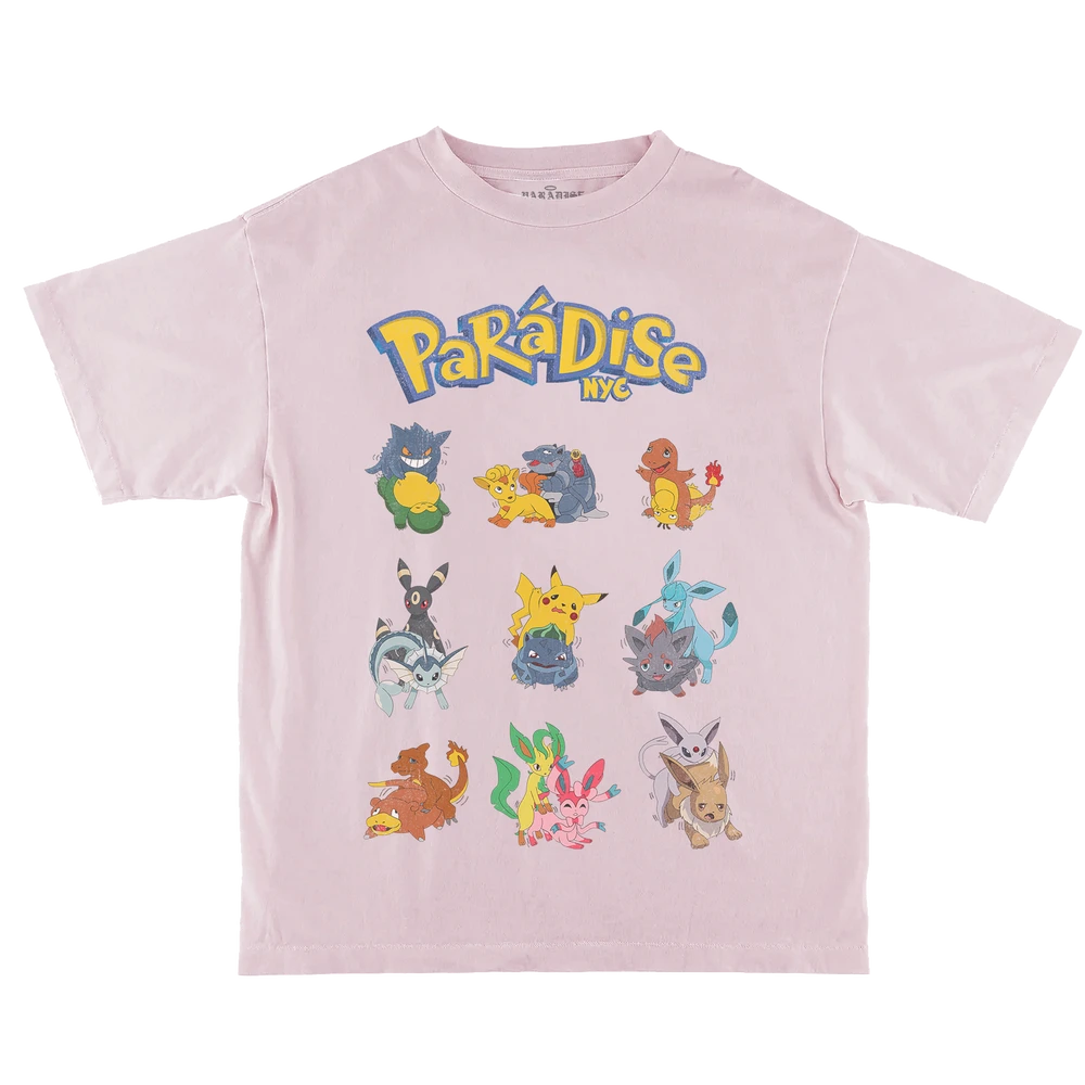 Paradise Poke-Dice Tee - Pink