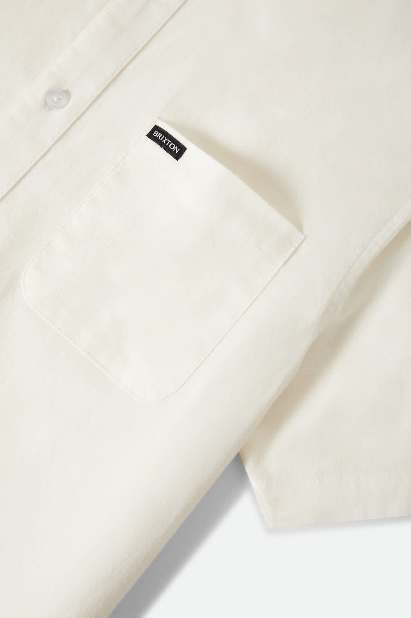 Brixton Sanford Oxford S/S Woven Shirt - Off White