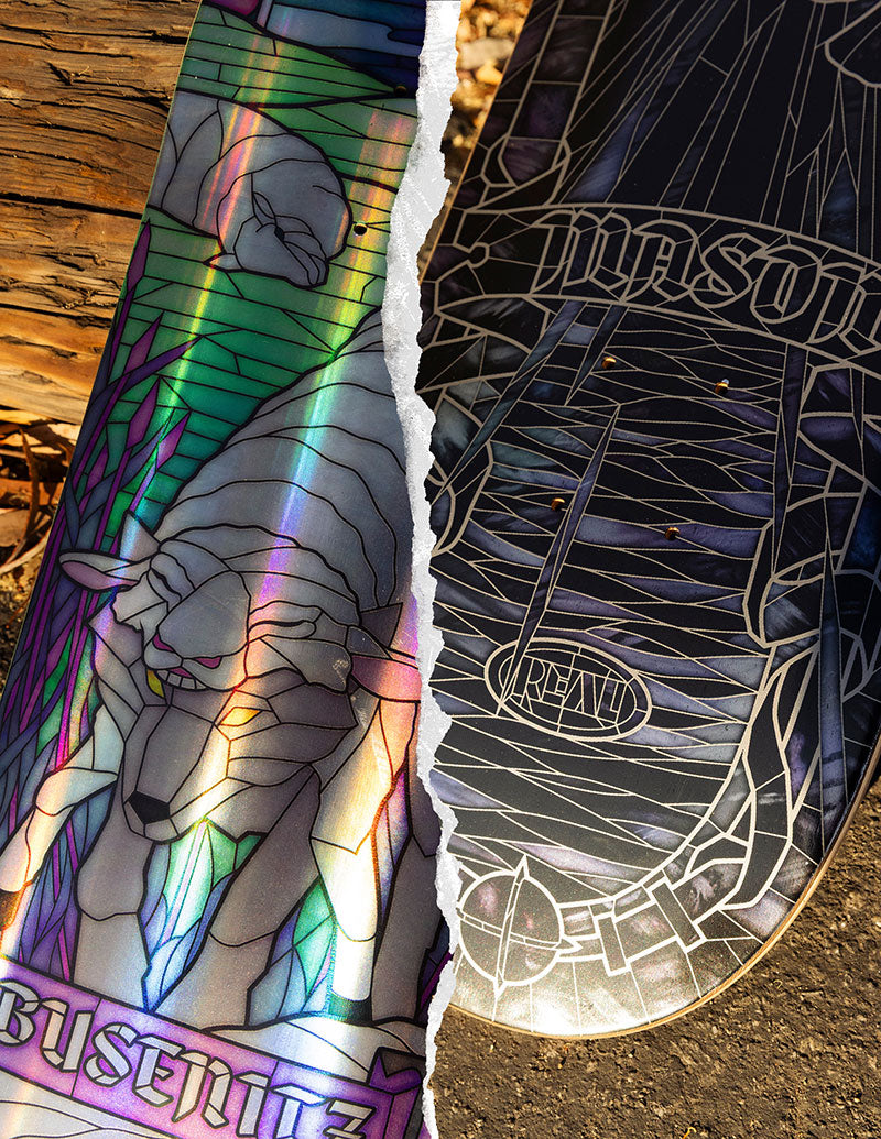 Real Dennis Holographic Cathedral Deck - 8.38"